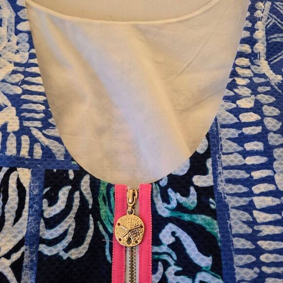 Lilly Pulitzer Blue and Pink Mini Dress - Picture 5 of 12
